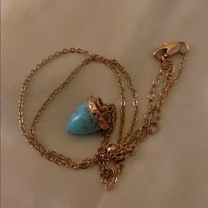 🔥Turquoise and Gold Acorn Necklace🔥